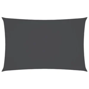 Veekindel ristkülikukujuline päikesepuri, antratsiithall oxford-kangas, 3 x 6 m