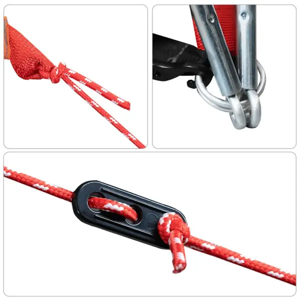 Veekindel autotelk 4 inimesele, roheline, PU-kattega 185T polüester, 300 x 300 x 230 cm, E-porti ja eemaldatava vihmakattega – 13