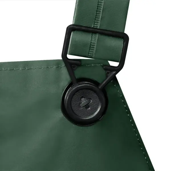 Veekindel kaheosaline kapuutsiga vihmaülikond tunkedega, roheline, XL – 5