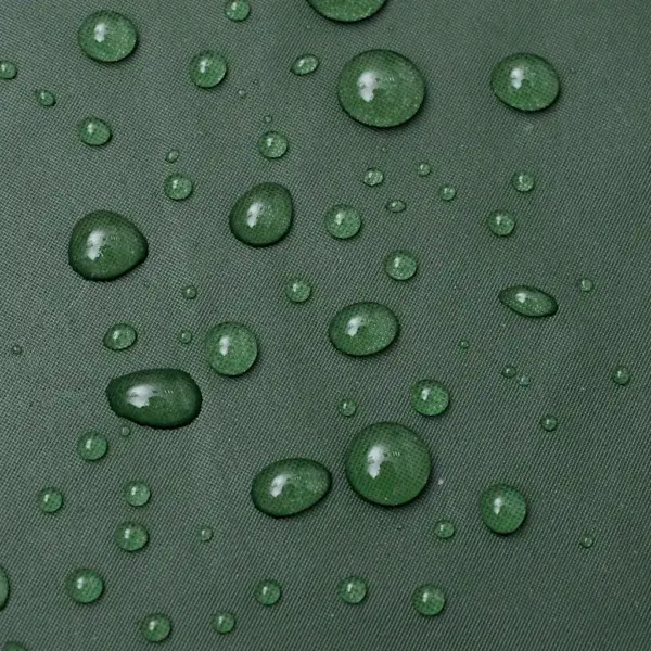 Veekindel kapuutsiga vihmamantel PVC-kattega kangast, roheline, XL – 4