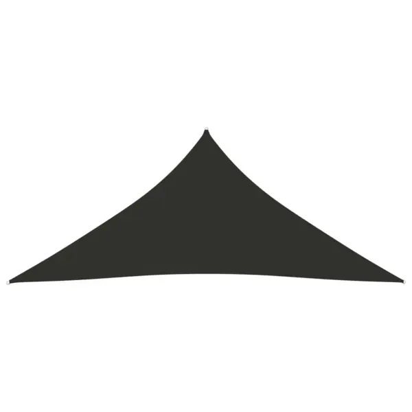 Veekindel kolmnurkne päikesepuri, antratsiithall, 5 x 6 x 6 m, PU-kattega oxford-kangas - 3