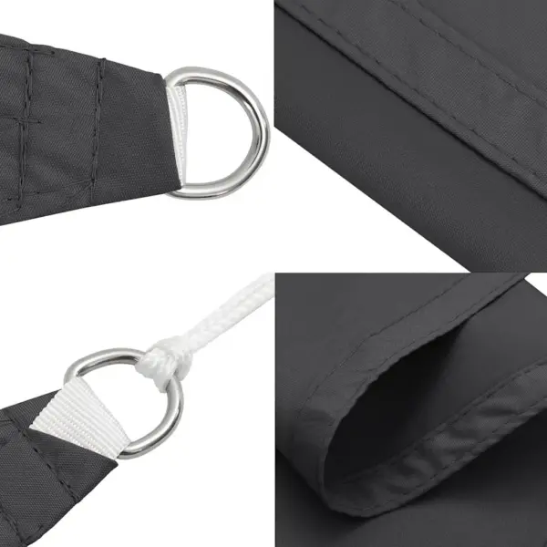Veekindel oxford-kangast päikesepuri, ristkülik, antratsiithall, 2 x 4,5 m – 7