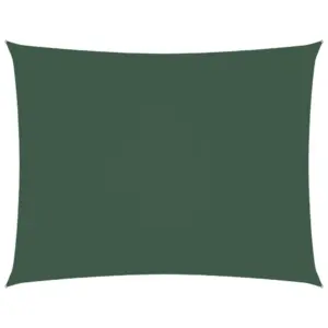 Veekindel oxford-kangast päikesepuri UV-kaitsega, ristkülik, 3 x 4 m, tumeroheline