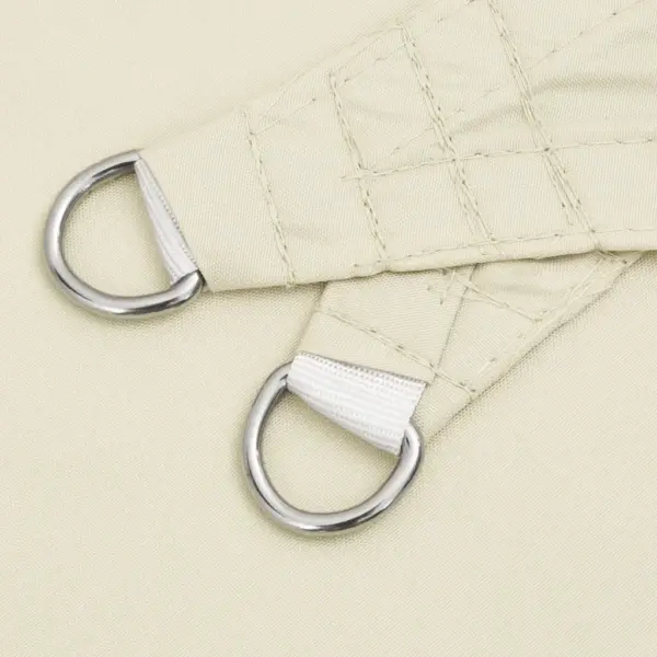 Veekindel ristkülikukujuline oxford-kangast päikesepuri, 4 x 5 m, kreemjasvalge – 6