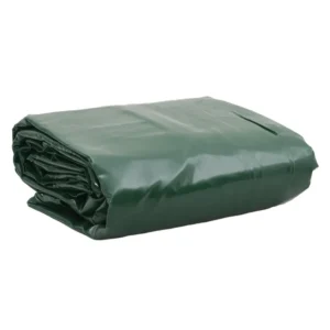 Veekindel present aiamööbli ja haagise katmiseks, roheline PVC, 4 x 7 m, 650 g/m²