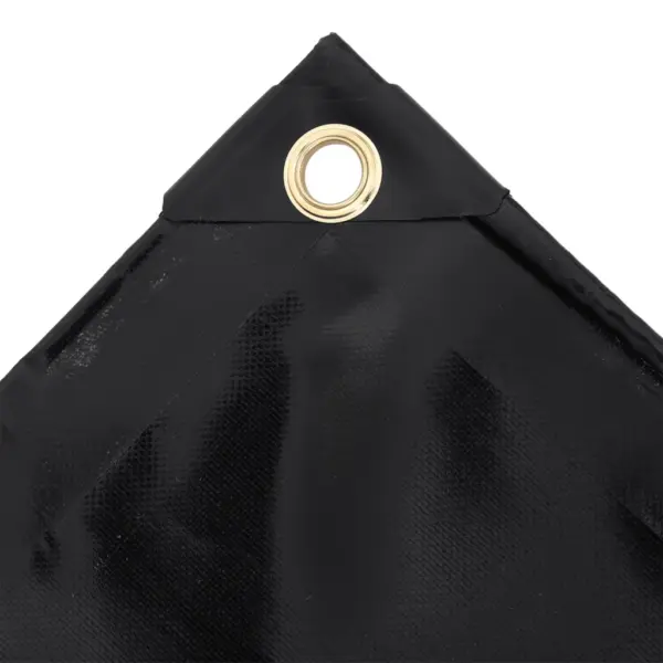 Veekindel PVC-presend metallist aasadega, must, 4 x 6 m, 650 g/m² – 2