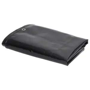 Veekindel PVC present 3 x 6 m, must, 650 g/m²