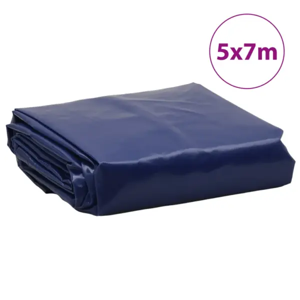 Veekindel PVC present aiamööbli ja haagiste katmiseks, sinine, 5 x 7 m, 650 g/m² – 8