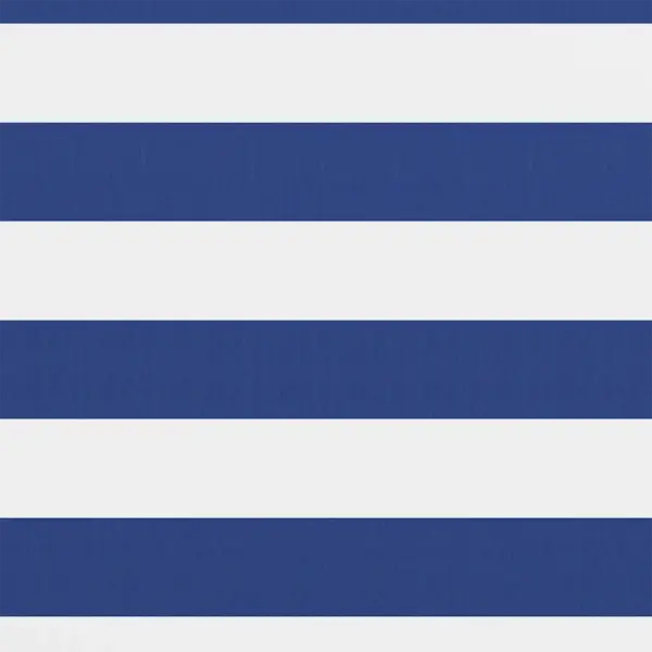 Veekindel rõdukate privaatsuse tagamiseks, valge-sinine, 90 x 500 cm, PU-kattega oxford-kangas – 2