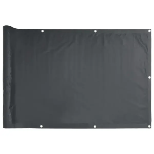 Veekindel rõdusirm privaatsuseks, antratsiithall, 90 x 300 cm, oxford-kangas – 2