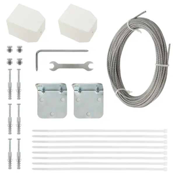 Veekindel rõdusirm privaatsuse tagamiseks, heleroheline Oxfordi kangas, 160 x 240 cm – 5