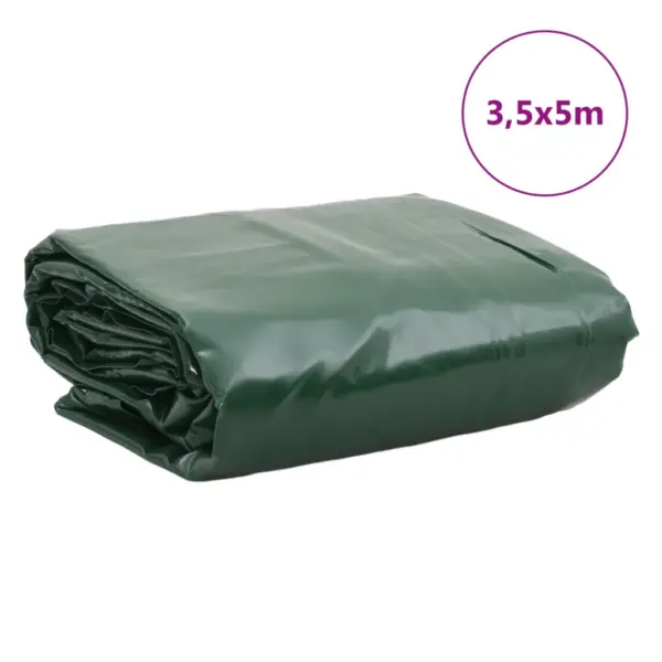 Veekindel roheline PVC present, 3,5 x 5 m, 650 g/m² – 9