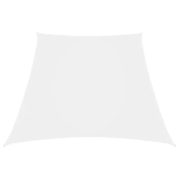 Veekindel trapetsikujuline päikesepuri, valge oxford-kangas, 3–4 x 3 m – 2