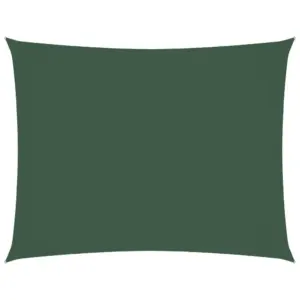 Veekindel oxford-kangast päikesepuri UV-kaitsega, ristkülik, tumeroheline, 3 x 6 m