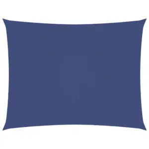 Veekindel UV-kaitsega ristkülikukujuline päikesepuri, sinine oxford-kangas, 2,5 x 3,5 m