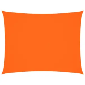 Veekindel UV-kaitsega päikesepuri, ristkülik 5 x 7 m, oranž, PU-kattega oxford-kangas