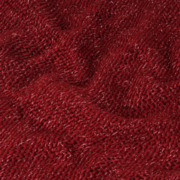 Eriti pehme veinipunane polüesterpleed, 250 x 220 cm – 5