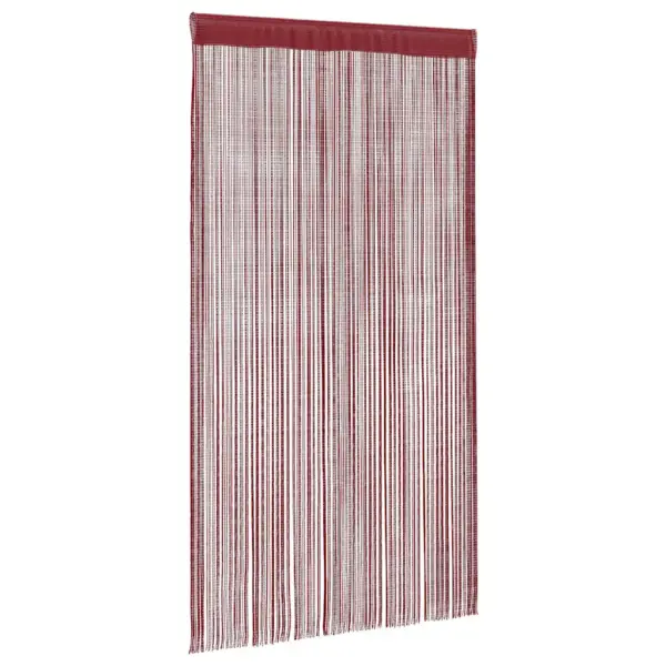 Nöörkardinad uksele ja aknale, veinipunane, 2 tk, 100 x 250 cm – 3