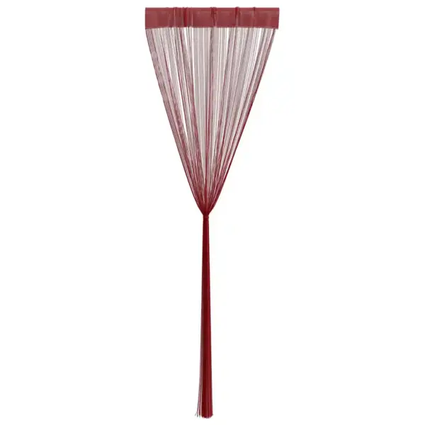 Nöörkardinad uksele ja aknale, veinipunane, 2 tk, 100 x 250 cm – 5
