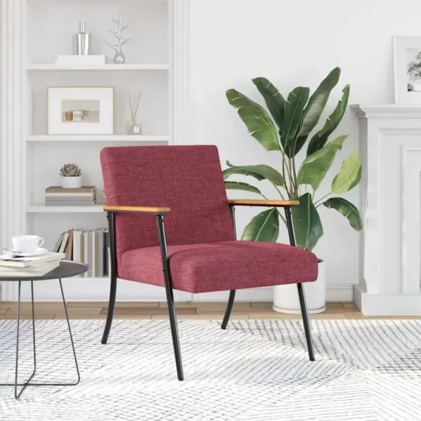 Veinpunane ergonoomiline tugitool sametise kangaga, vineer- ja terasraamiga, 59 x 75 x 78 cm – 3