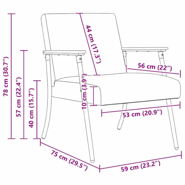 Veinpunane ergonoomiline tugitool sametise kangaga, vineer- ja terasraamiga, 59 x 75 x 78 cm – 10