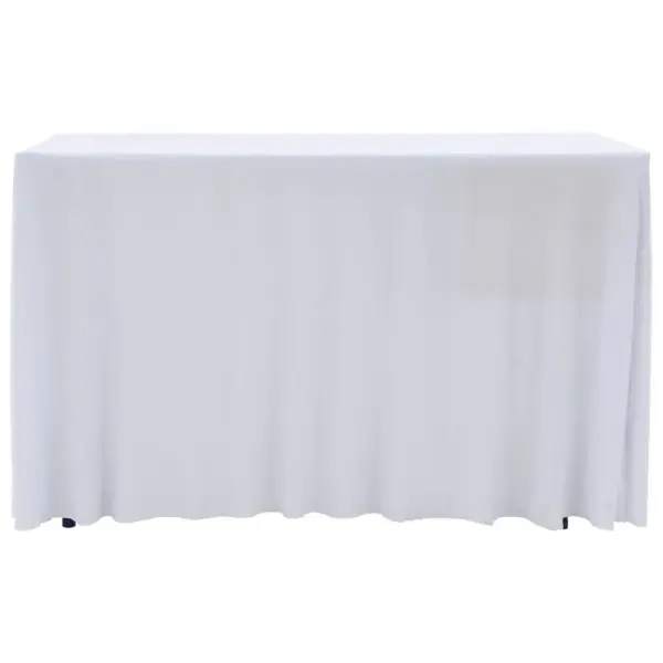 Venivad lauakatted pidulaudadele, 2 tk, valge, 120 x 60,5 x 74 cm – 2