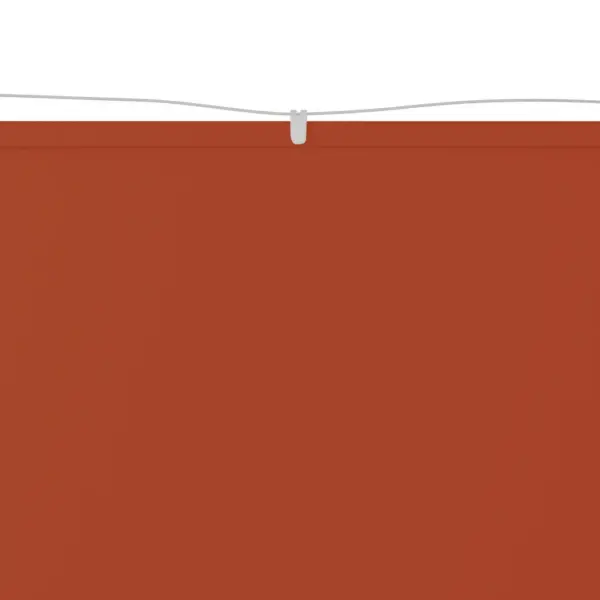 Vertikaalne rõdu privaatsussirm, terrakota, veekindel Oxfordi kangas, 140 x 420 cm – 3