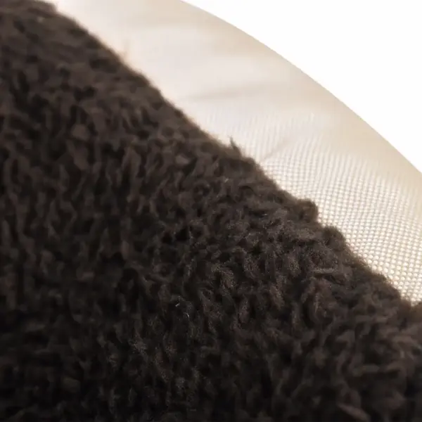 Soe vettpidav koeravoodi pehme padjaga, beež-pruun, L – 4