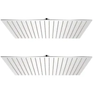 Vihmadušipeade komplekt, roostevaba teras, kandiline, 50 x 50 cm, 2 tk