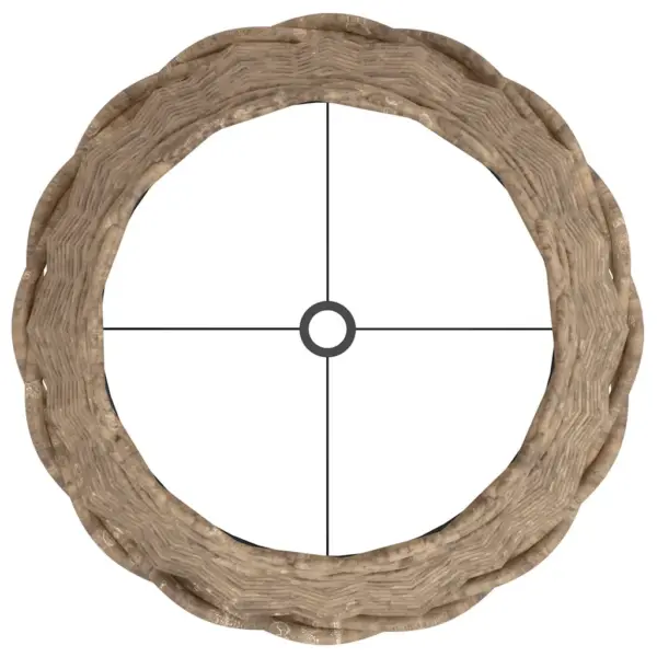 Vitstest lambivari E27 lampidele, pruun, Ø30 x 20 cm – 5