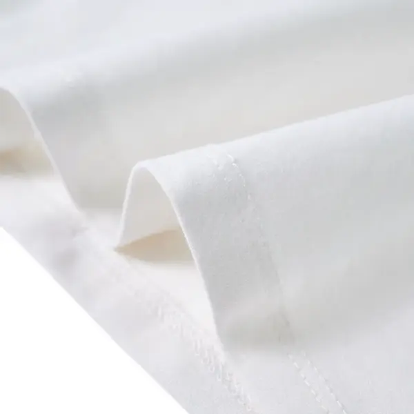 Volangidega laste T-särk sädelevate detailidega, ekrüü, suurus 140 – 7