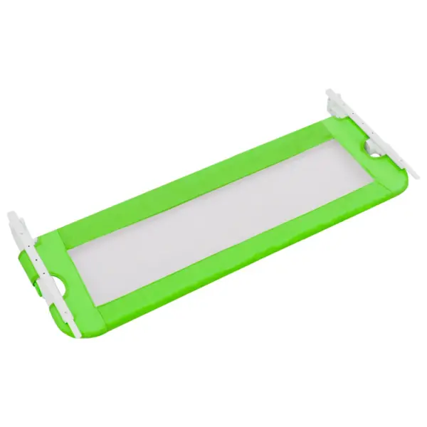 Voodipiire väikelapse voodile, roheline, läbipaistva võrguga, 120 x 42 cm, polüesterkangas ja metalltorud – 4