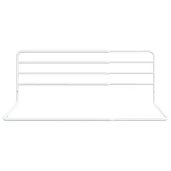 Reguleeritav voodipiire väikelapse voodile, valge rauast, laius 76–137 cm – 3