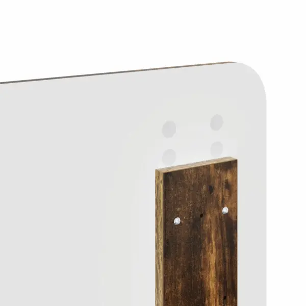 Voodiraam sahtliga ja peatsiga, suitsetatud tamm, insenerpuit, 135 x 190 cm – 12