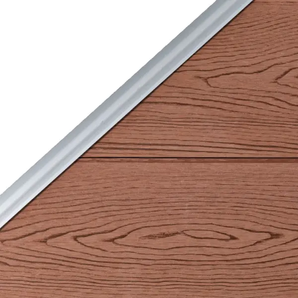 Pruun WPC privaatsusaia komplekt, 10 ruutu + 1 kaldpaneel, 1830 x 186 cm – 13