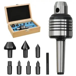 10-osaline MT2 pöördkeskmega komplekt treipingile, 40Cr teras, must-hõbedane