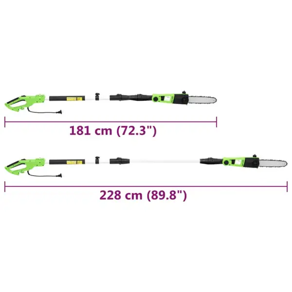 Kaks ühes teleskoopkettsaag ja hekilõikur, 25/41 cm, 710/550 W – 13