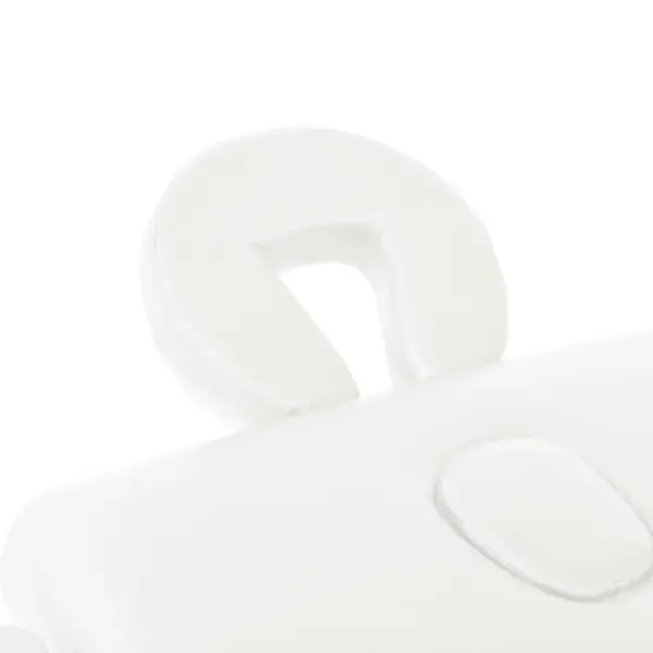 Kokkupandav 2-tsooniline massaažilaud kandekotiga, valge, 10 cm polster – 3