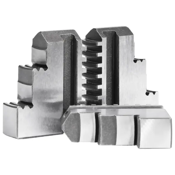 Isetsentreeruv 3 haaratsiga treipingi padrun 125 mm, HT300 teras, hõbedane-must – 6