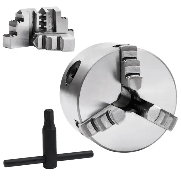 Isetsentreeruv 3-haaratsiline treipingi padrun 80 mm, HT300 teras – 2