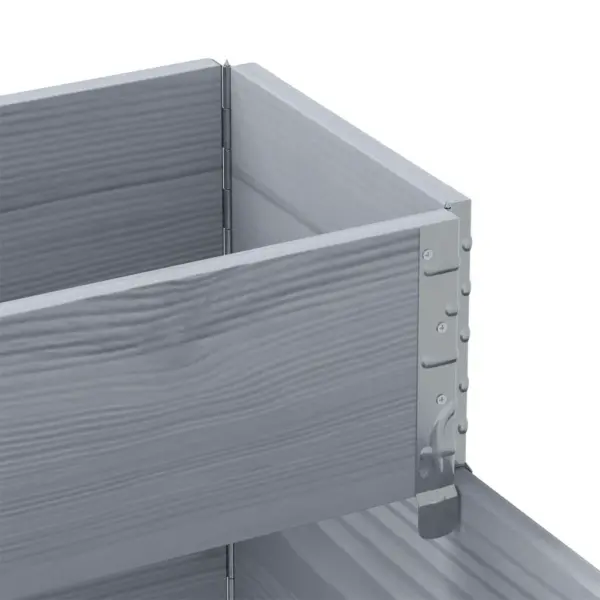 3-korruseline hall männipuidust taimekast 120 x 80 cm – 7