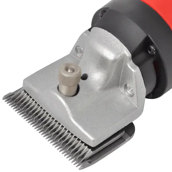 350 W elektrilised hobusekäärid kohvriga, 6-osaline komplekt, must ja punane – 8