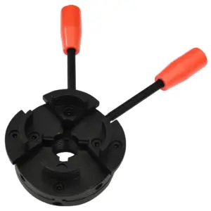 Isetsentreeruv 4 haaratsiga puidutreipingi hoidik, M33 keere, teras, 100 mm