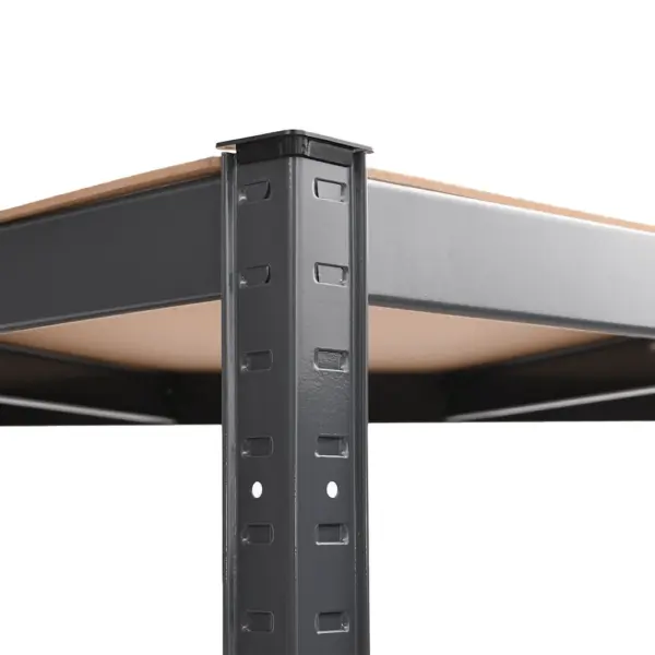 4-kihiline nurgariiul, antratsiithall tsingitud teras ja tehispuit, 75 x 75 x 160 cm – 8