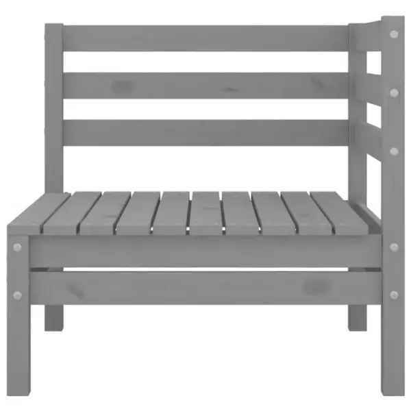 4-osaline aiadiivanikomplekt, hall männipuidust, modulaarne - 4