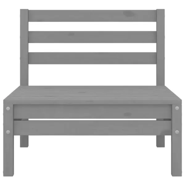 4-osaline aiadiivanikomplekt, hall männipuidust, modulaarne - 8