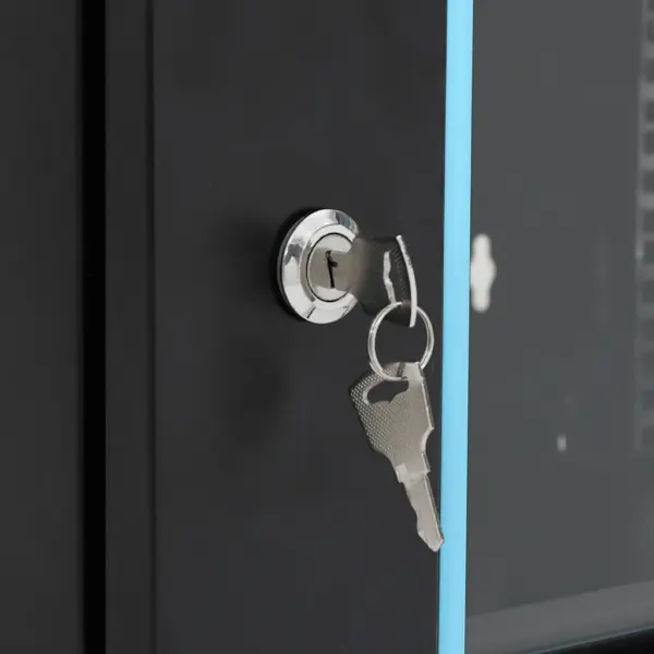 4U seinale paigaldatav 19-tolline serverikapp, must, 53 x 40 x 21 cm, IP20 – 7