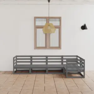 5-osaline hall männipuidust aiadiivanikomplekt, moodulid 70 x 70 x 67 cm