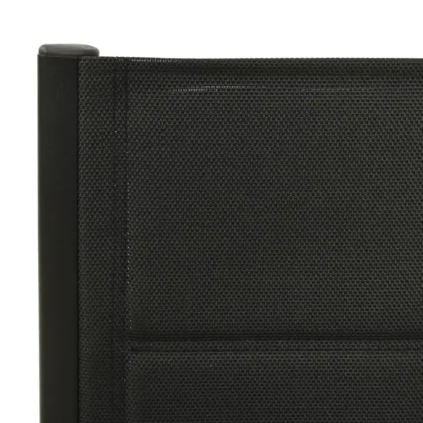 7-osaline aiamööbli komplekt reguleeritavate toolidega, antratsiithall alumiinium, klaasplaadiga laud 150 x 90 cm – 13