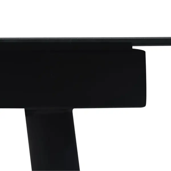 7-osaline aiamööbli komplekt, must PVC-rotang, klaasplaadiga laud 190 x 90 cm, 6 tooli – 10